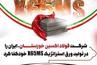 برای نخستین بار در ایران: شرکت فولاد اکسین خوزستان،ایران را در تولید ورق استراتژیک X65MS خودکفا کرد