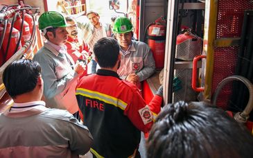 پایان نهمین دوره ارزیابی عملکرد HSE ایمیدرو در شرکت آهن و فولاد ارفع