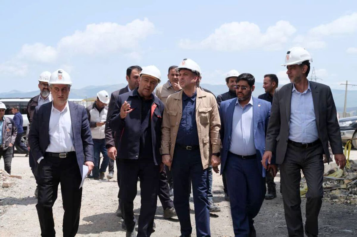 پایش عملکرد و پیشرفت طرح‌های توسعه‌ای در سفر دکتر فیض به مجتمع مس سونگون