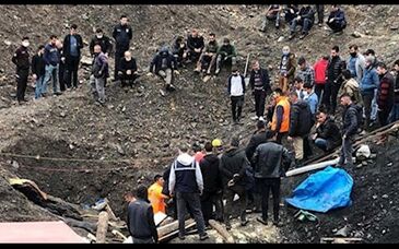  ریزش معدن در شمال ترکیه با سه زخمی