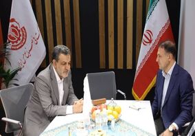 حضور عضو کمیسیون صنایع و معادن مجلس در غرفه شرکت ملی صنایع مس ایران و دیدار و گفتگو با مدیرعامل این شرکت