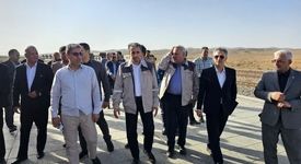 بازدید مدیرعامل اپال کانی پارس و معاون وزیر صمت، نماینده خواف و رشتخوار از ایستگاه راه‌آهن شمتیغ و نقطه صفر مرزی