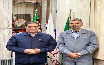  دیدار قائم مقام مدیرعامل فولاد خوزستان با فرمانده حوزه مقاومت بسیج شهید بقایی