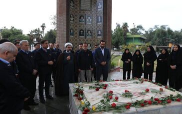 گرامی داشت سالروز خاکسپاری شهدای گمنام فولاد خوزستان