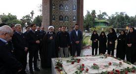 گرامی داشت سالروز خاکسپاری شهدای گمنام فولاد خوزستان