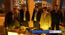 بازدید دکتر علائدین ازوجی سرپرست صندوق بازنشستگی کشور از شرکت فولاد اکسین خوزستان