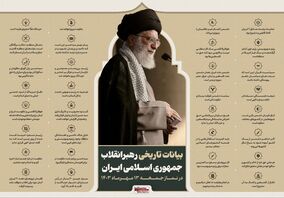 اینفو | گزیده بیانات تاریخی رهبرانقلاب جمهوری اسلامی ایران در نماز جمعه ۱۳ مهر ۱۴۰۳