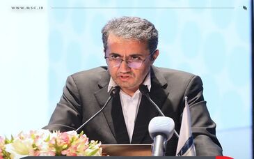 محمد آقاجانلو، معاون وزیر صمت و رئیس هیئت‌عامل ایمیدرو در سومین رویداد جامع معدن و صنایع معدنی: