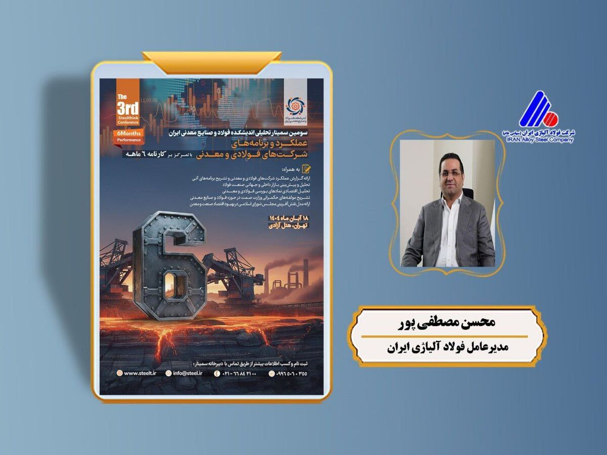 سخنرانی «محسن مصطفی پور» در سومین سمینار تحلیلی اندیشکده فولاد و صنایع معدنی ایران