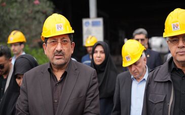 بازدید وزیر صمت از واحد آلومینیوم سازی المهدی