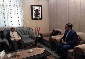 دیدار دکتر بادکوبه مدیرعامل با حجتالاسلام والمسلمین حاج آقای نوری نماینده محترم ولیفقیه در استان خراسان شمالی