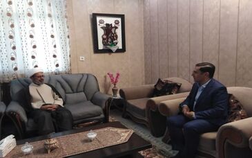 دیدار دکتر بادکوبه مدیرعامل با حجت‌الاسلام والمسلمین حاج آقای نوری نماینده محترم ولی‌فقیه در استان خراسان شمالی