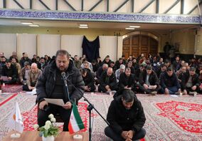 برگزاری مراسم پرفیض زیارت عاشورا  در محل شرکت آلومینای ایران