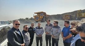 بازدید مدیرعامل شرکت اپال کانی پارس و سرپرست مدیریت عامل پارس فولاد سبزوار از معادن سنگان 