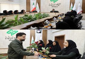 تقدیر از بانوان شاغل در شرکت فولاد غدیر نی‌ریز به مناسبت میلاد حضرت فاطمه(س) و روز زن