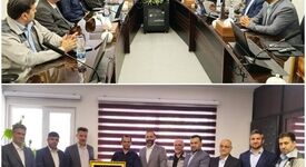 برگزاری آیین تودیع و معارفه مدیر حراست مجتمع سنگ‌آهن سنگان