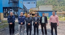 بازدید مجری طرح ساماندهی تجهیزات و ماشین‌آلات معدنی ایمپاسکو از شرکت زغال‌سنگ البرز مرکزی