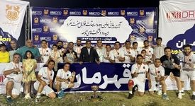 تیم مجتمع مس سرچشمه رفسنجان، قهرمان فوتبال هفت نفره ایمیدرو شد