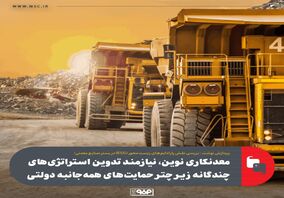 بررسی نقش پارادایم‌های زیست‌محور (ESG) در بستر صنایع معدنی/معدنکاری نوین، نیازمند تدوین استراتژی‌های چندگانه زیر چتر حمایت‌های همه‌جانبه دولتی