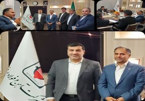 جلسه مهندس محمدی با مدیرعامل بانک تجارت کشور