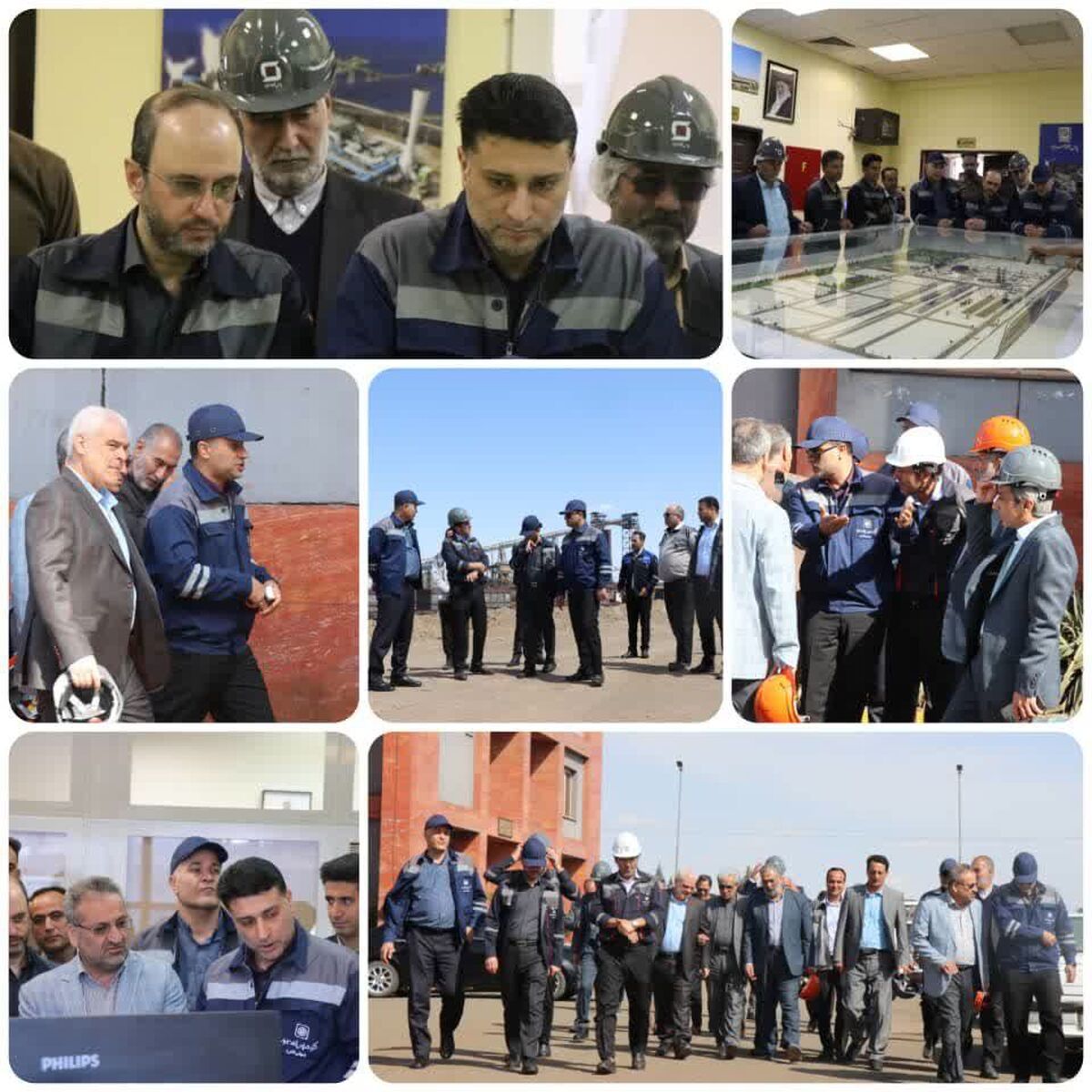 بازدید دکتر مقدم علی و مهندس صالحی نیا از شرکت پارس فولاد سبزوار