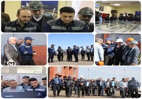 بازدید دکتر مقدم علی و مهندس صالحی نیا از شرکت پارس فولاد سبزوار