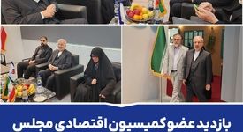 بازدید عضو کمیسیون اقتصادی مجلس از غرفه گهرزمین 
