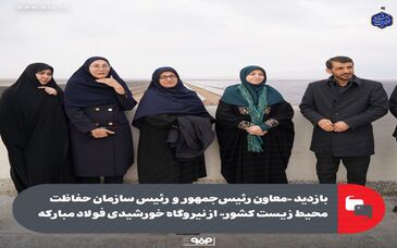 گزارش تصویری: بازدید «معاون رئیس‌جمهور و رئیس سازمان حفاظت محیط زیست کشور» از نیروگاه خورشیدی فولاد مبارکه