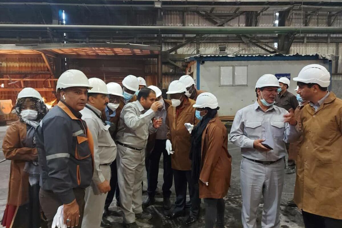 گروه دوستی پارلمانی زیمبابوه و ایران از مجتمع مس سرچشمه رفسنجان بازدید کردند