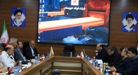  نشست مدیرعامل شرکت فولاد خوزستان با مدیرعامل برق منطقه‌ای استان 