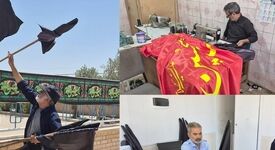 برپایی موکب عزای حسینی و ایستگاه ماشین‌نویسی عاشورایی در مجتمع پتاس خوروبیابانک