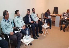 دیدار صمیمانه معاون منابع انسانی و امور اجتماعی با اعضای هیات مدیره کانون بازنشستگان شرکت فولاد خوزستان