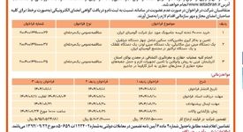 چاپ و انتشار  نوبت اول آگهی فراخوان شرکت آلومینای ایران در روزنامه های