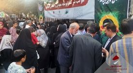 برگزاری جشن عید سعید غدیر خم و برپایی موکب صبانور در اسدآباد