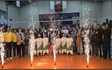 قهرمانی مقتدرانه مجتمع فولاد غدیر نی‌ریز در مسابقات والیبال جام دهه فجر

