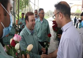 گزارش تصویری بازدید مدیرعامل فولاد هرمزگان از واحدهای ستادی