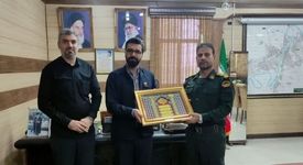  معاون منابع انسانی و امور اجتماعی شرکت فولاد خوزستان با فرماندهان انتظامی شهرستان اهواز دیدار نمود