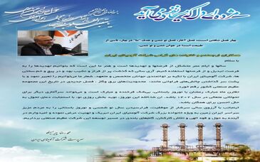 پیام نوروزی پیرحسینلو مدیر عامل شرکت آلومینای ایران