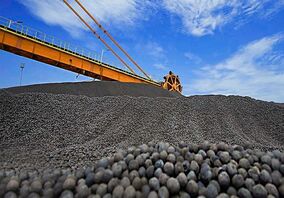 کاهش ۸.۴ درصدی تولید گندله سنگ آهن