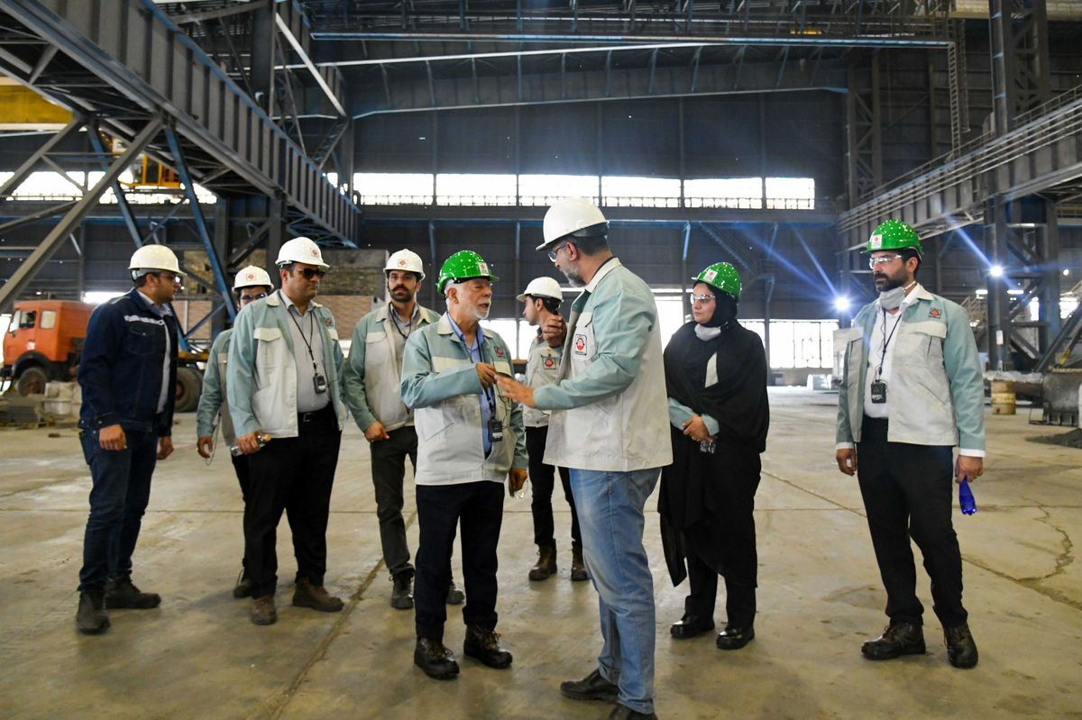 ارزیابی جایزه بهرهوری ایمیدرو در شرکت آهن و فولاد ارفع