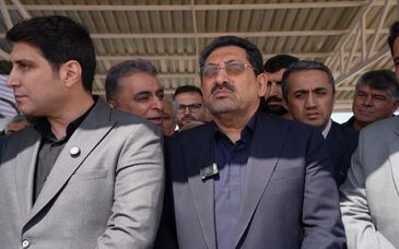 بازدید وزیر صمت از آخرین حلقه زنجیره فولاد کردستان