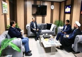 دیدار نماینده آستان قدس رضوی در خوزستان با قائم مقام مدیرعامل فولاد خوزستان