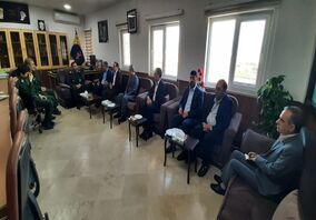 دیدار مدیرعامل و مدیران شرکت آلومینای ایران با سردار فرجی و مسئولان ارشد خراسان شمالی