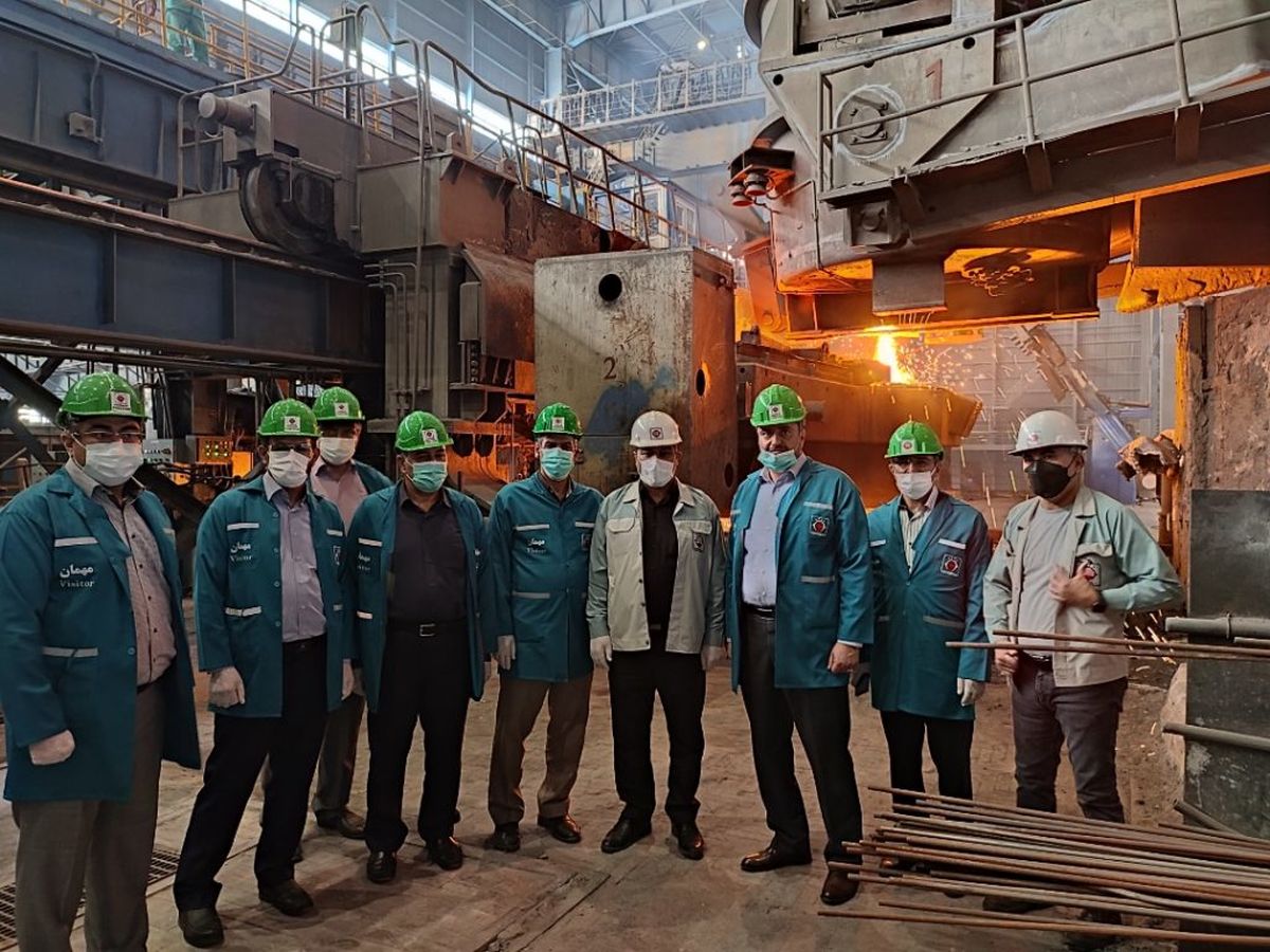بازدید مدیرعامل و هیات مدیره شرکت سرمایه گذاری توسعه معادن و فلزات از شرکت آهن و فولاد ارفع
