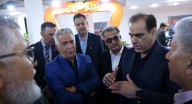 بازدید رئیس خانه معدن و فعالان بخش صنعت و معدن کشور از غرفه شرکت ملی مس