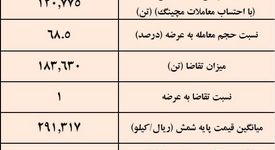 شمش فولادی هم معادل آهن اسفنجی ارزان شد/ نتیجه معاملات شمش فولادی در بورس کالا