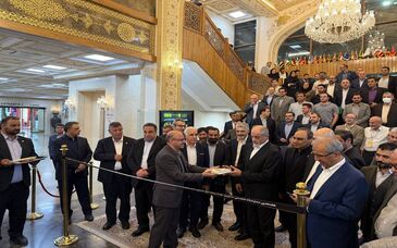 افتتاح هفدهمین نمایشگاه فولاد و متالورژی با حضور دکتر بهرام سبحانی، مهندس لندی و خلیفه‌سلطانی در اصفهان