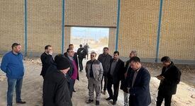 بازدید مدیرعامل اپال کانی پارس از روند ساخت ورزشگاه قاسم‌آباد و بازسازی بخش زنان بیمارستان خواف