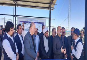 بازدید وزیر کشور از طرح احداث کارخانه آهن اسفنجی بیجار