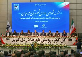 وزیر اقتصاد به گل‌گهر آمد